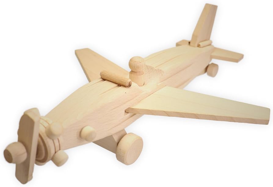 Wooden Airplane Toy : Timeless Fun for Kids